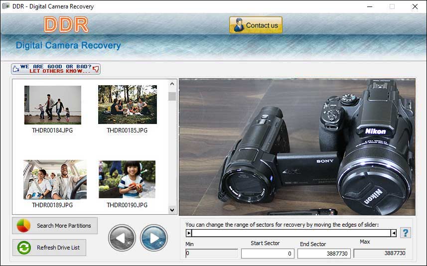 Camera Raw Recovery 3.0.1.5 screenshot