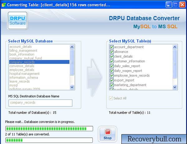 MySQL to MS SQL Converter