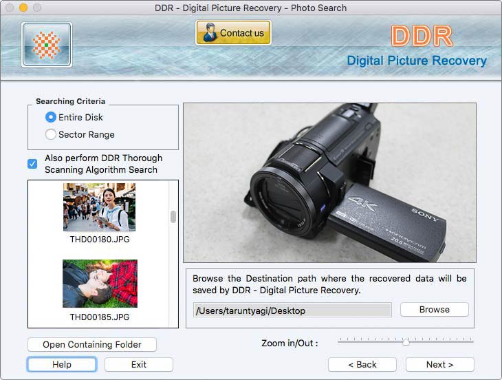 Mac Digital Picture Recovery 5.3.1.2