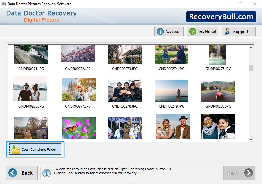 select other disk Digital Photo Recovery Software