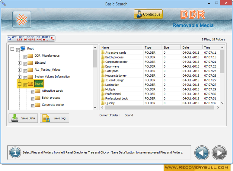 USB Digital Media Data Recovery Software