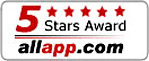 5 Stars award