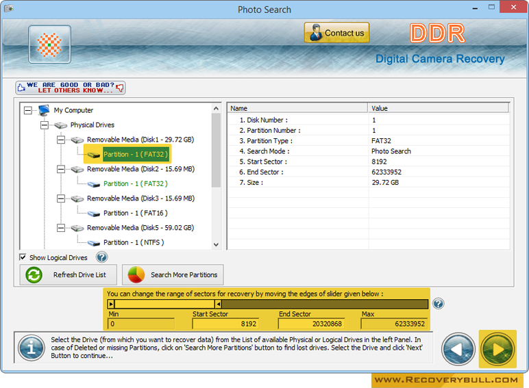 Digital Camera Data Recovery