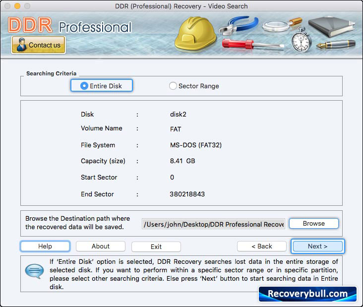 Mac DDR Recovery Software - Professional