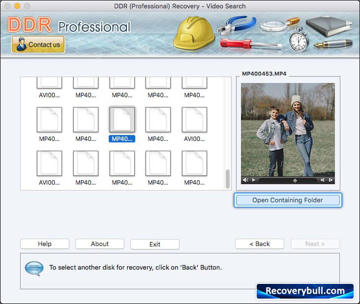 Mac DDR Recovery Software - Professional