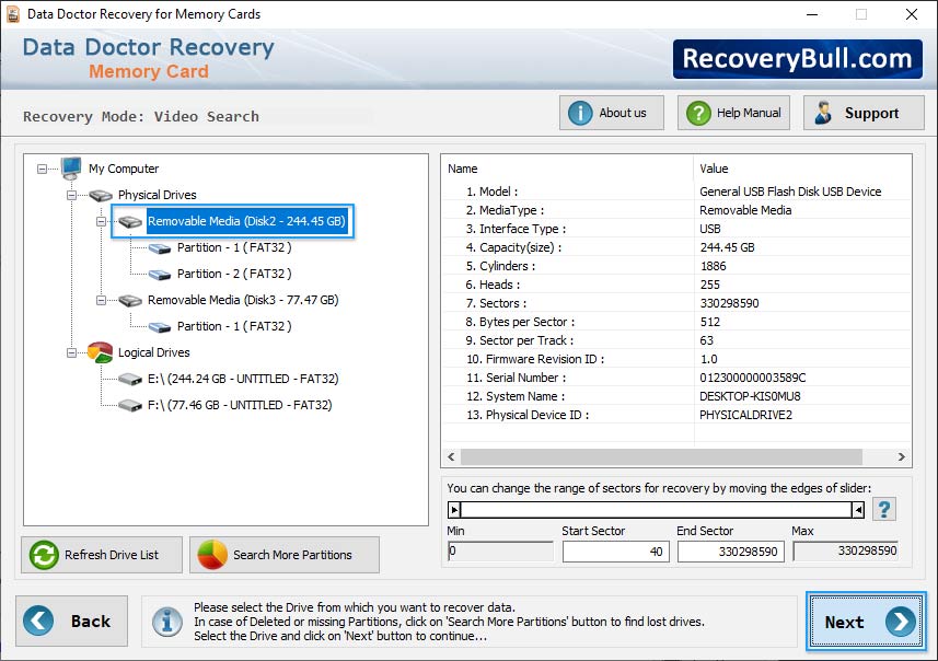 Memory Card Data Recovery Software