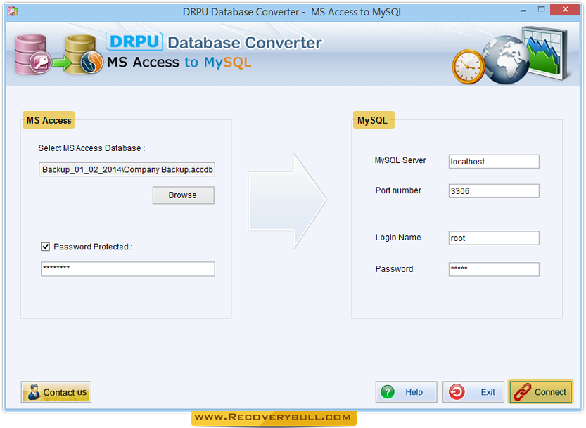 MS Access to MySQL Database Converter