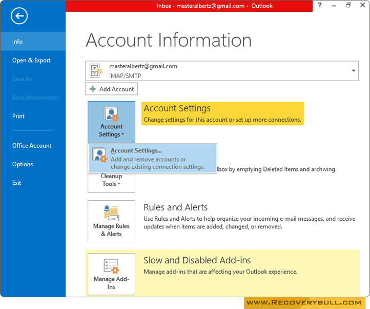 Account Settings Account Settings