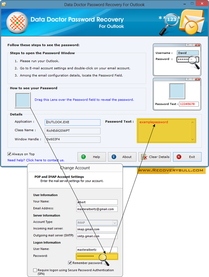 Recovered Password Recovered Password