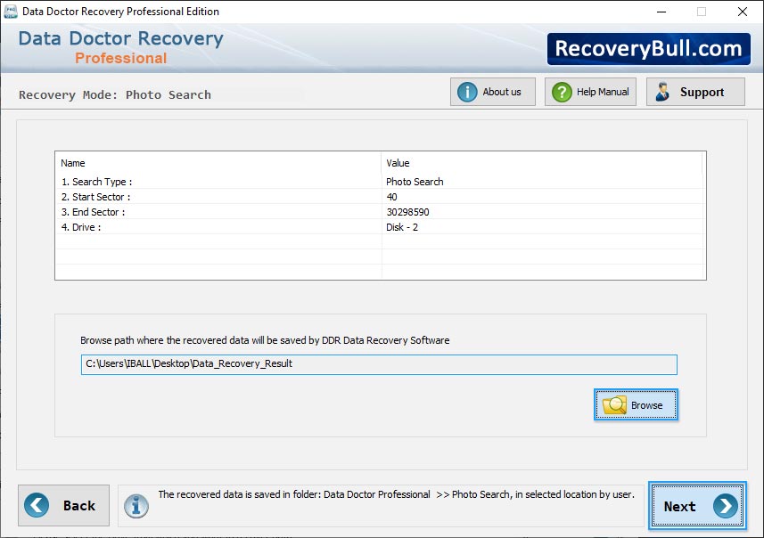 DDR Professional Data Recovery Software