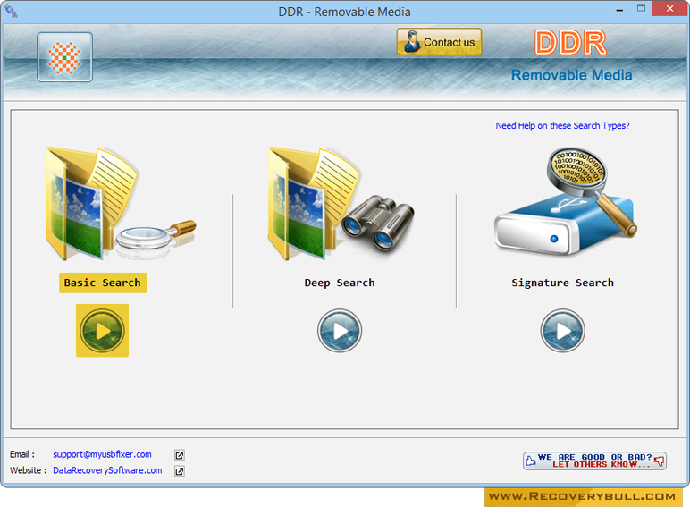 USB Digital Media Data Recovery