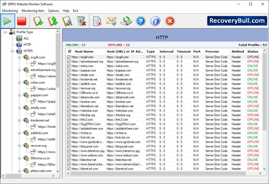  Website Monitoring Tool 